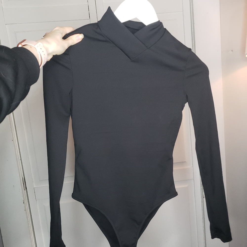 Black one piece top